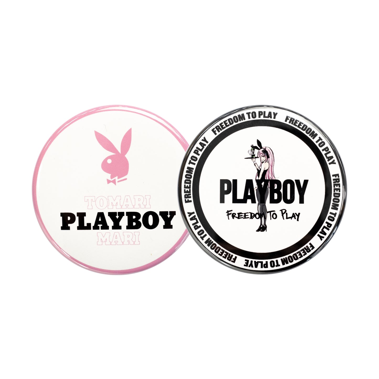 PLAYBOY x TOMARI MARI Pinback Button Set – karel-shop