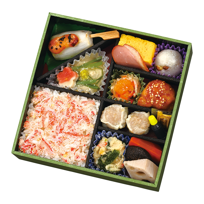 松花堂弁当 ～蟹ごはん～ – 崎陽軒