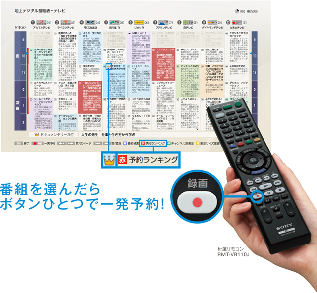 録画する、見る、の快適さを目指して新UIとなったBDレコーダー「BDZ