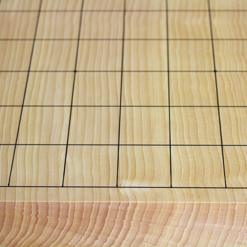 本榧脚付将棋盤 6.5寸柾目 224061