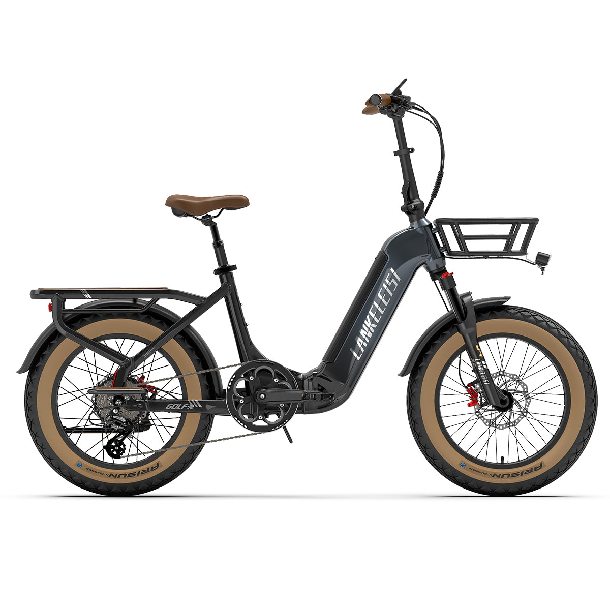 LANKELEISI GOLF-X 960Wh ステップスルー折りたたみ式シティ電動自転車