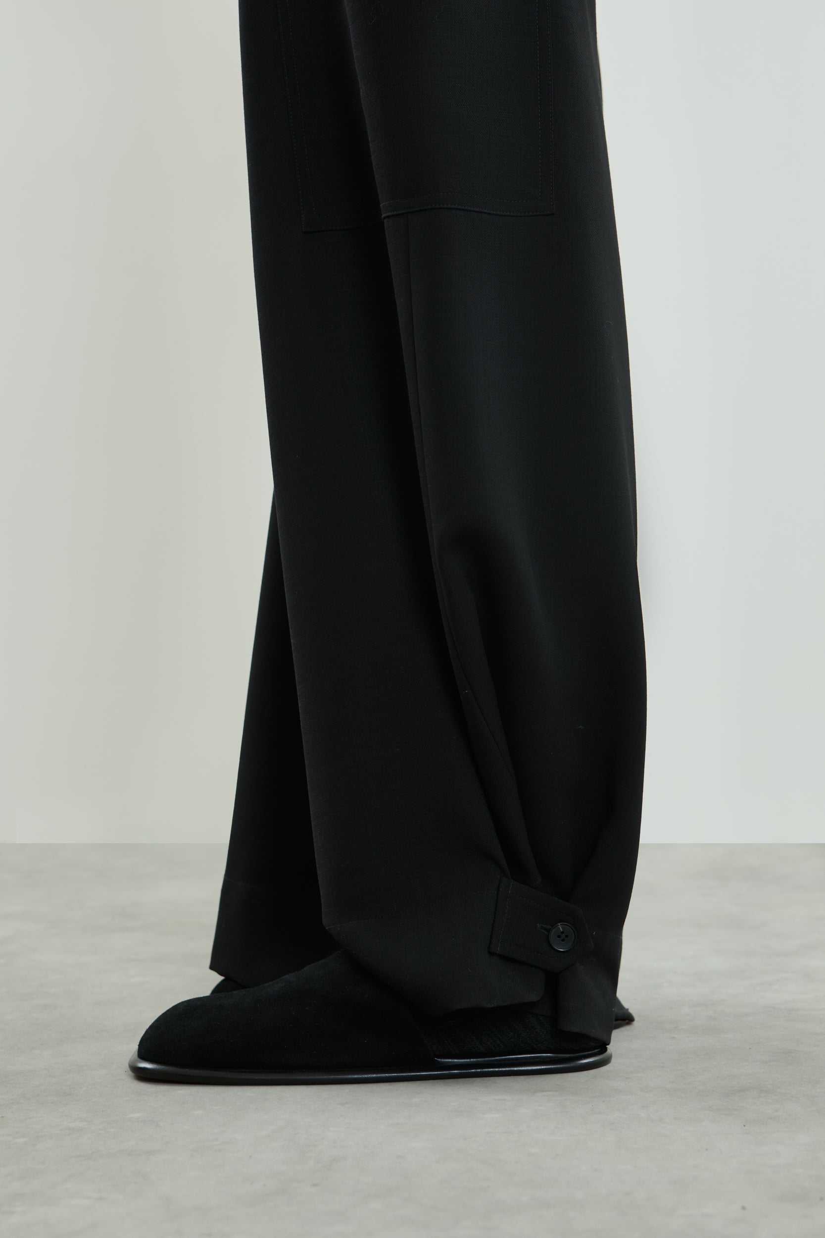 Stein trousers | Black - Virgin wool – La Collection