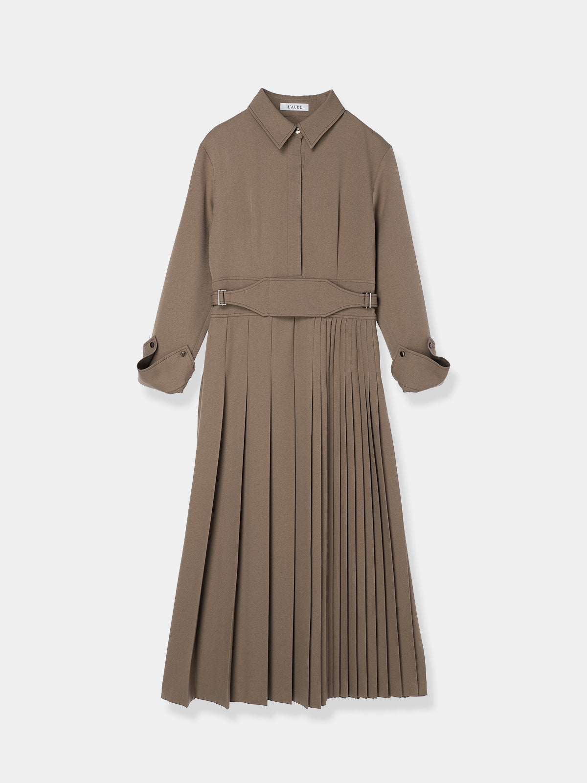 再入荷】Asymmetry pleats Dress – L'AUBE BLANC