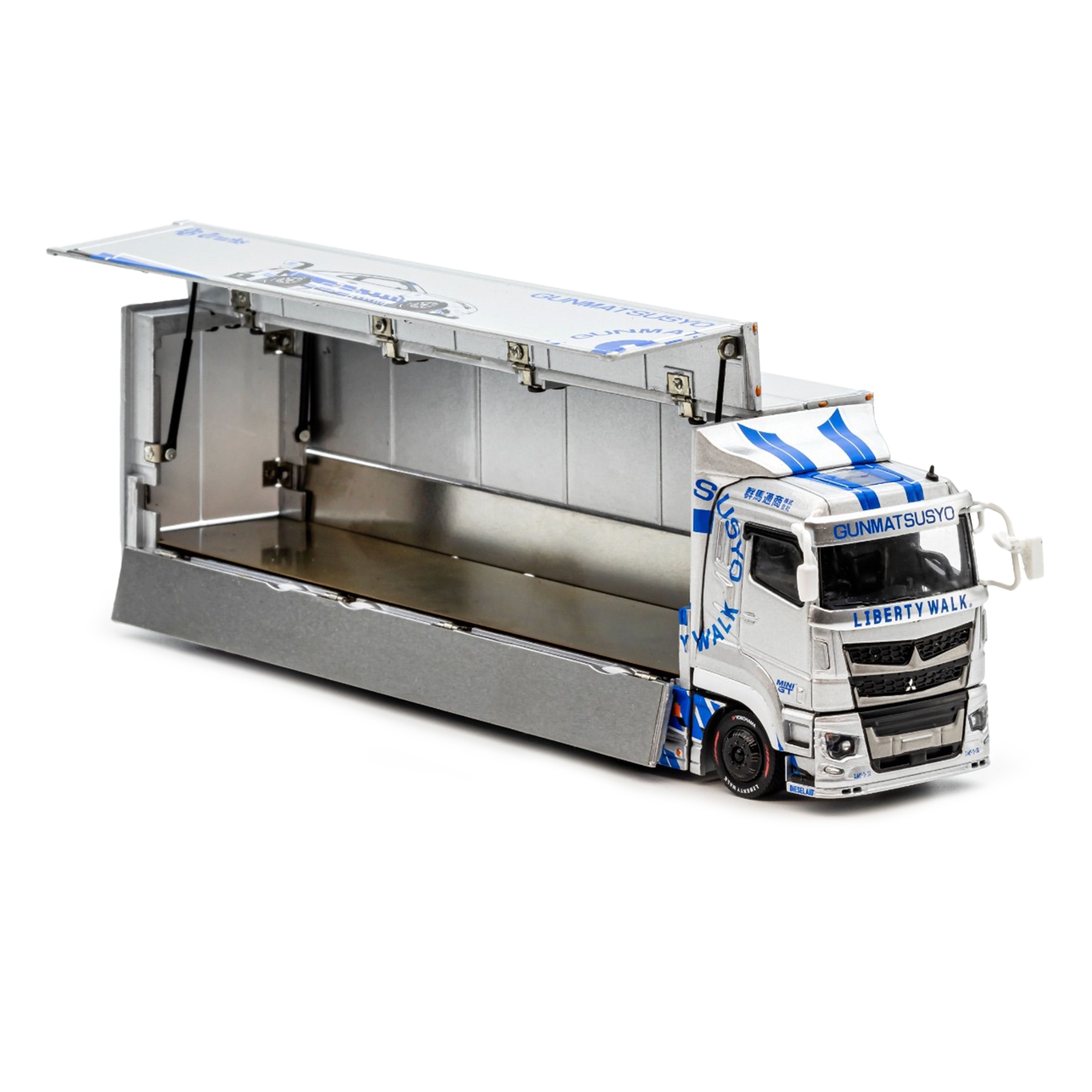 GCD 1:64 Mitsubishi Fuso Super Great Transport LBWK, (RHD) TAS