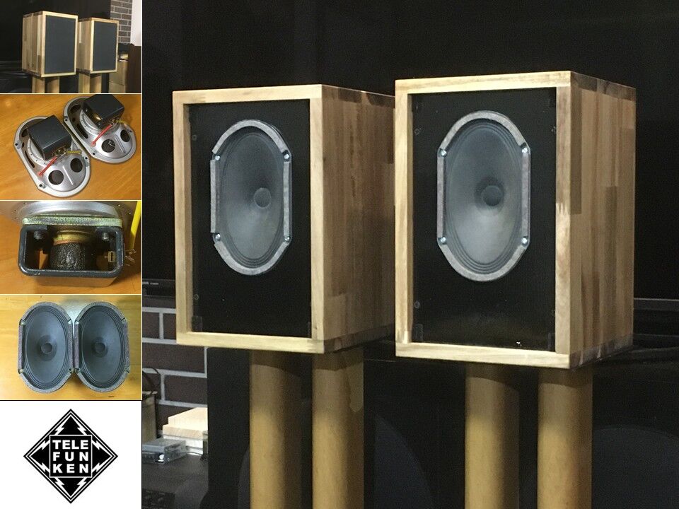 西独 Telefunken ビンテージ録音モニターMagnetophonスピーカー ペア