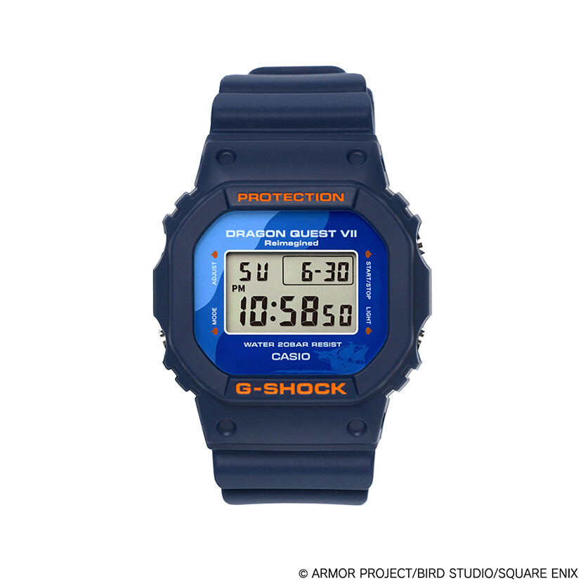 バックライトにスライム！ドラゴンクエストVII Reimagined×G-SHOCK