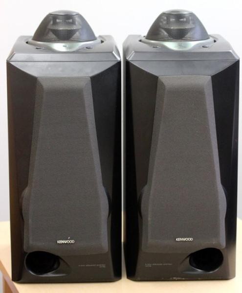 KENWOOD 2WAYアンプ内蔵 OMNI-A5・3WAYスピーカー LS-E9 セット : ただ