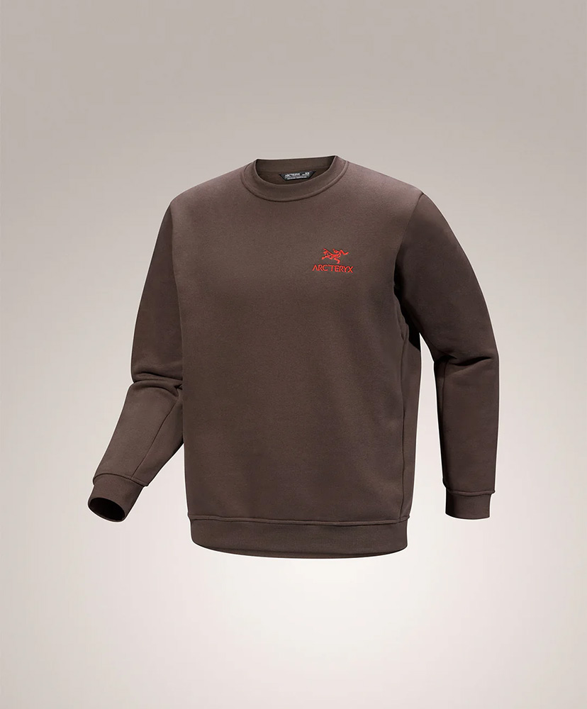 Emblem Fleece Crew Men's(L(MEN) Carob/キャロブ): ARC'TERYX
