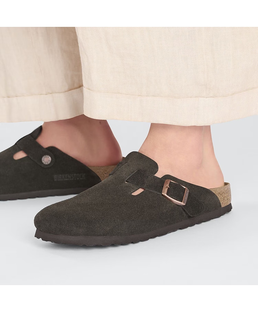 Boston - Suede Leather (Regular Fit)(39 Mocca/モカ): BIRKENSTOCK