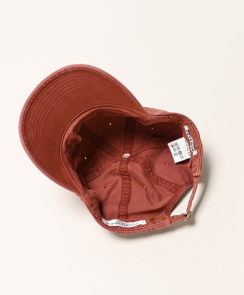 Garment-Dyed Finx Chino Cap(F Ink Black/インクブラック): AURALEE