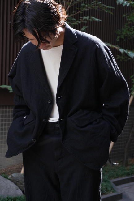 縮絨。