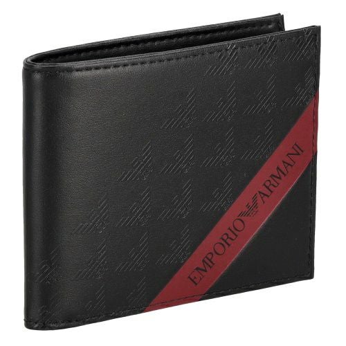 エンポリオアルマーニ 二つ折り財布 メンズ ブラック EMPORIO ARMANI