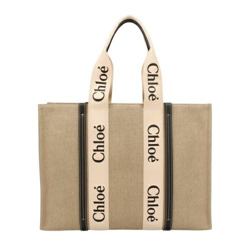 クロエ トートバッグ レディース ウッディ WOODY LARGE TOTE ベージュ