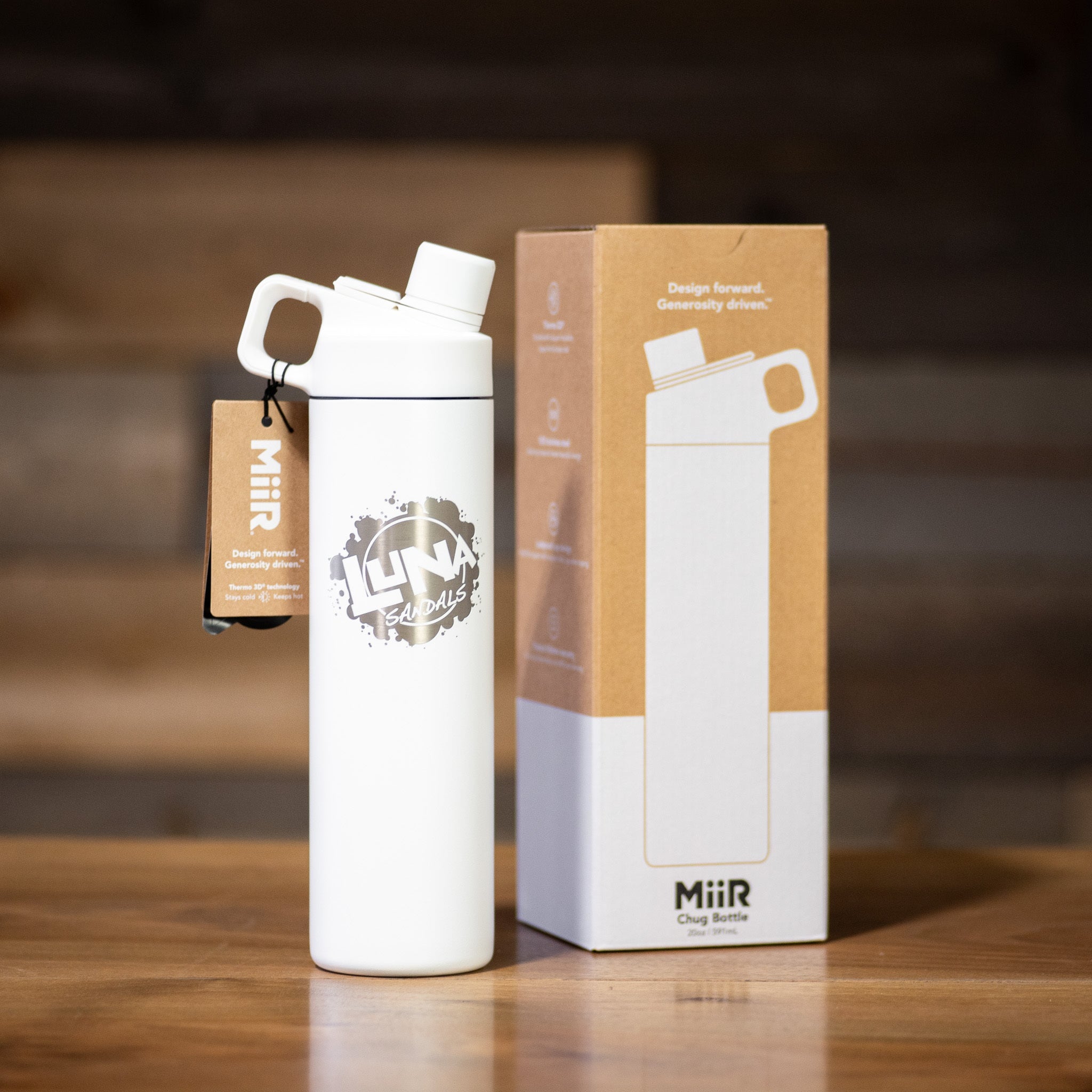LUNA X MiiR - Etched Chug Bottle | LUNA Sandals