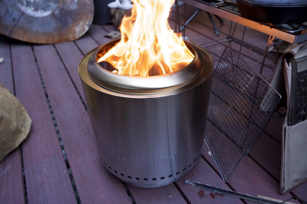 solo stove レンジャー レビュー。美しい二次燃焼を簡単に再現できる