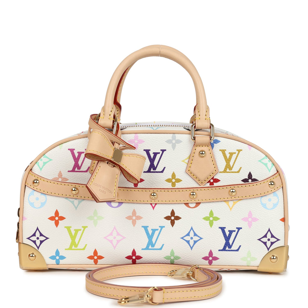 Louis Vuitton X Takashi Murakami East West White Multicolor Monogram G