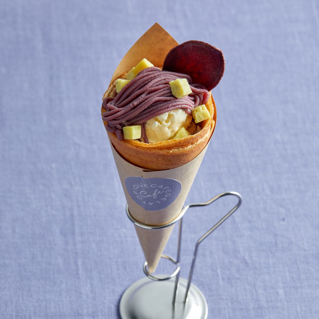 お芋とりんごが主役！ ジェラート ピケ カフェから秋限定クレープ