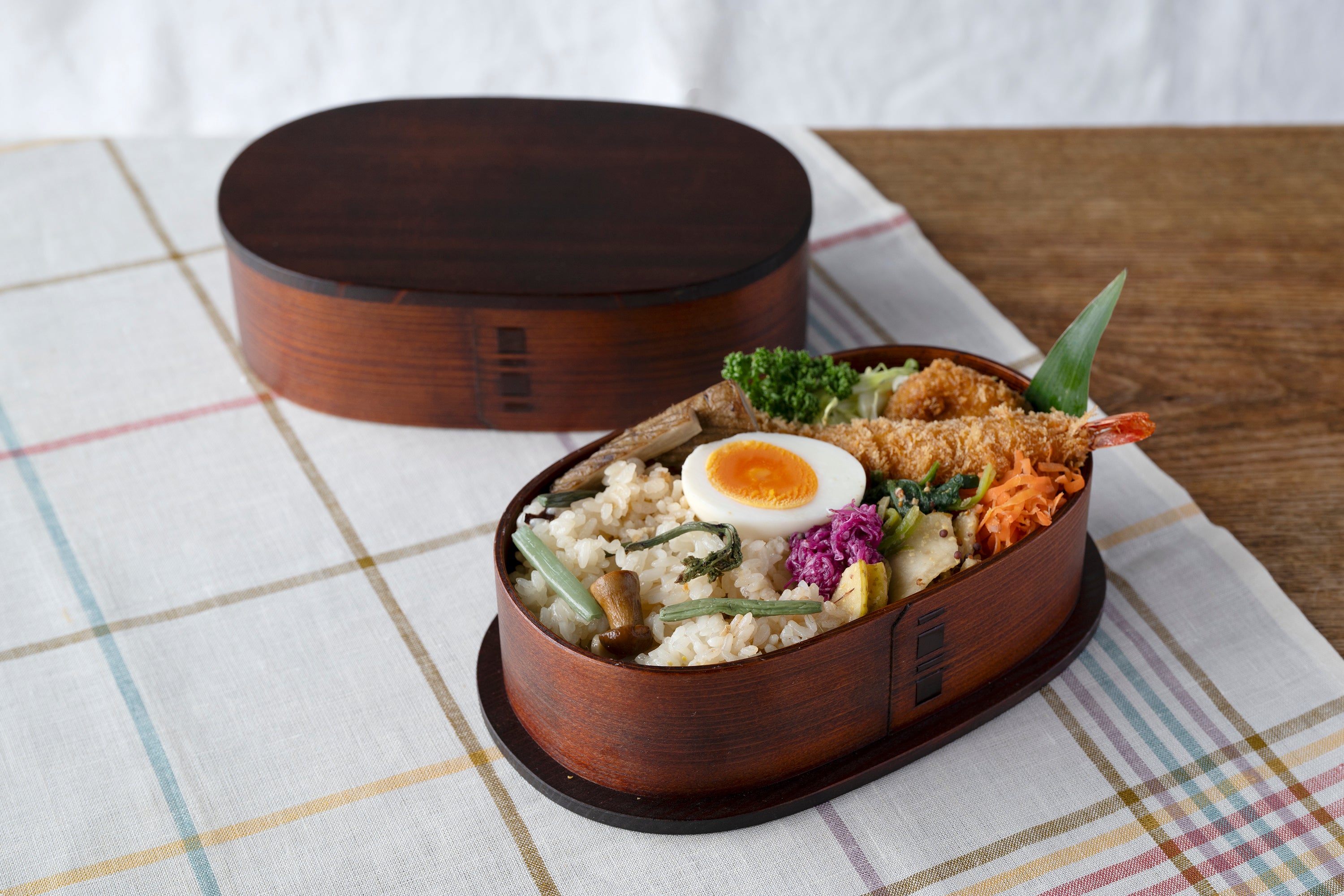 小判弁当（大）ふき漆 - 大館工芸社
