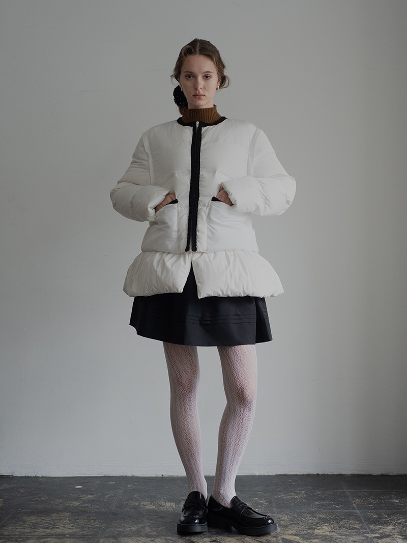 4wayダウンジャケット(WHITE) | Outer | | TREFLE＋1（トレフルプラス