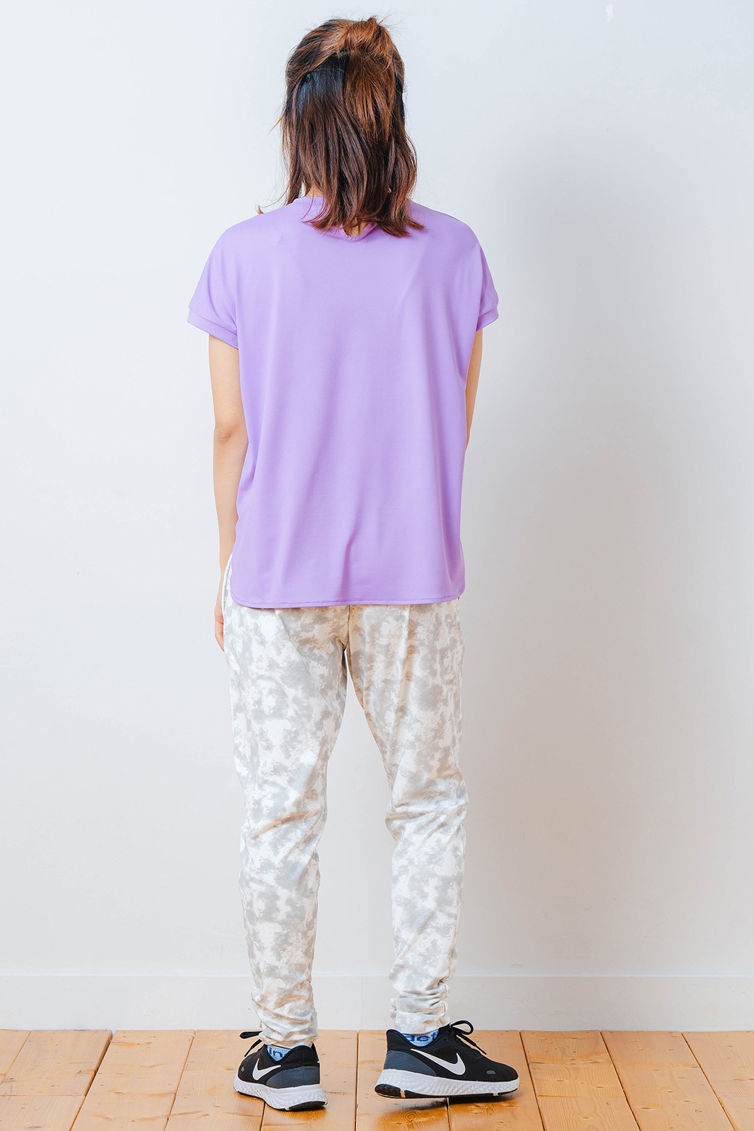 ハートゼブラ Tシャツ パープル 1534-1615 | D SHOP 着心地のいい高