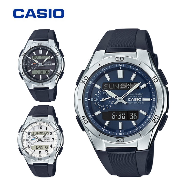 CASIO カシオ メンズ 電波ソーラー 腕時計 ウェーブセプター wave