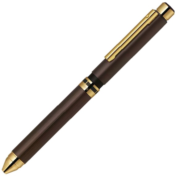 リフィル別売り】ゼブラ 多機能ペン シャーボX TS10 ブラウンゴールド