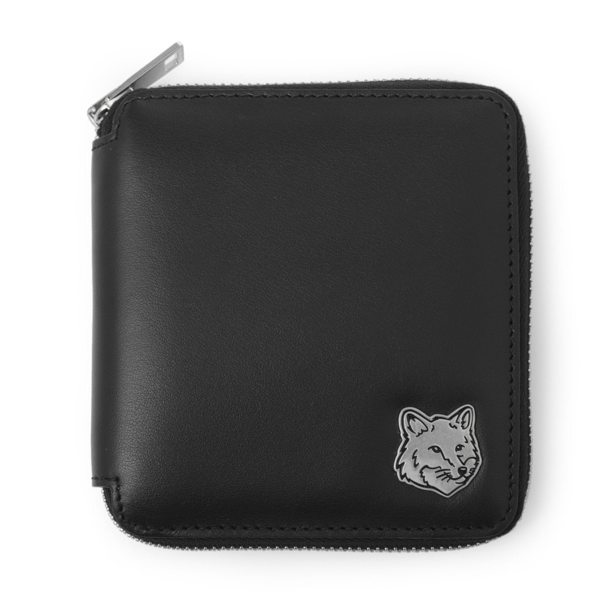 MAISON KITSUNE メゾンキツネ 2つ折り財布 小銭入れ付き/FOX HEAD