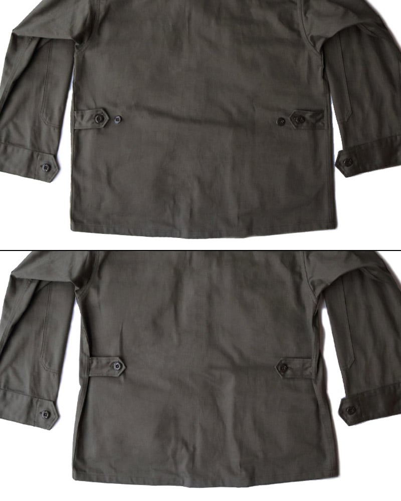 SASSAFRAS Overgrown Fatigue Jacket Military Satin / ササフラス