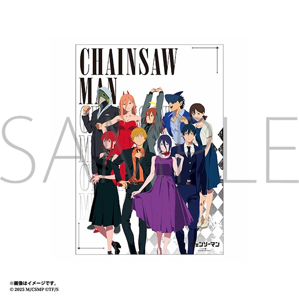 劇場版 チェンソーマン レゼ篇 クリアポスター 集合: イラスト/アート