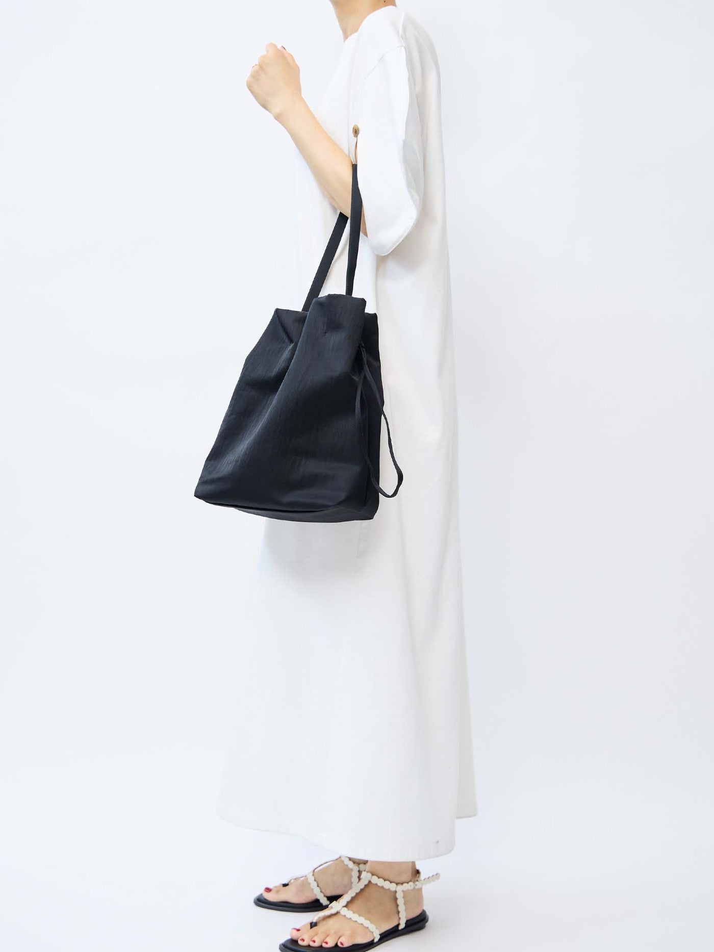 WRAPPING - BLACK (RECYCLED NYLON) – MARY AL TERNA