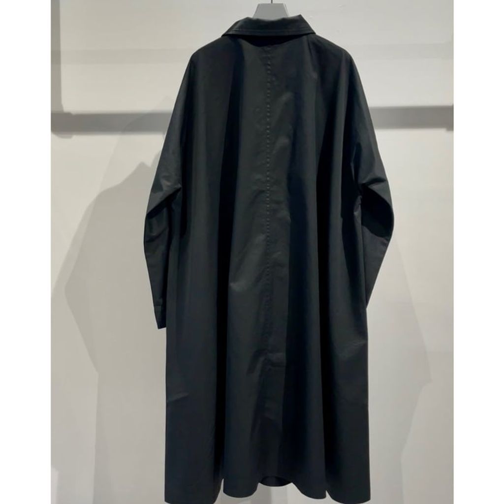 PORTER CLASSIC GABARDINE SWING COAT – MAROON WEBSTORE