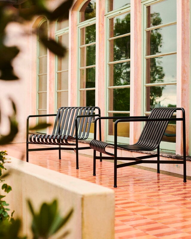 HAY Palissade lounge chair, low, anthracite | Finnish Design Shop