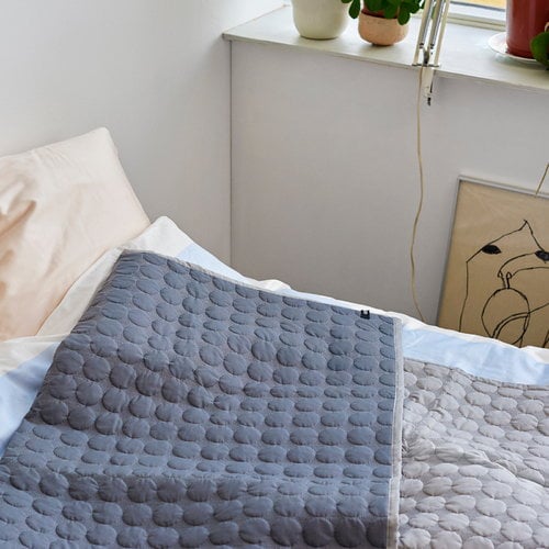 HAY Mega Dot bed cover, dark grey | Pre-used design | Franckly