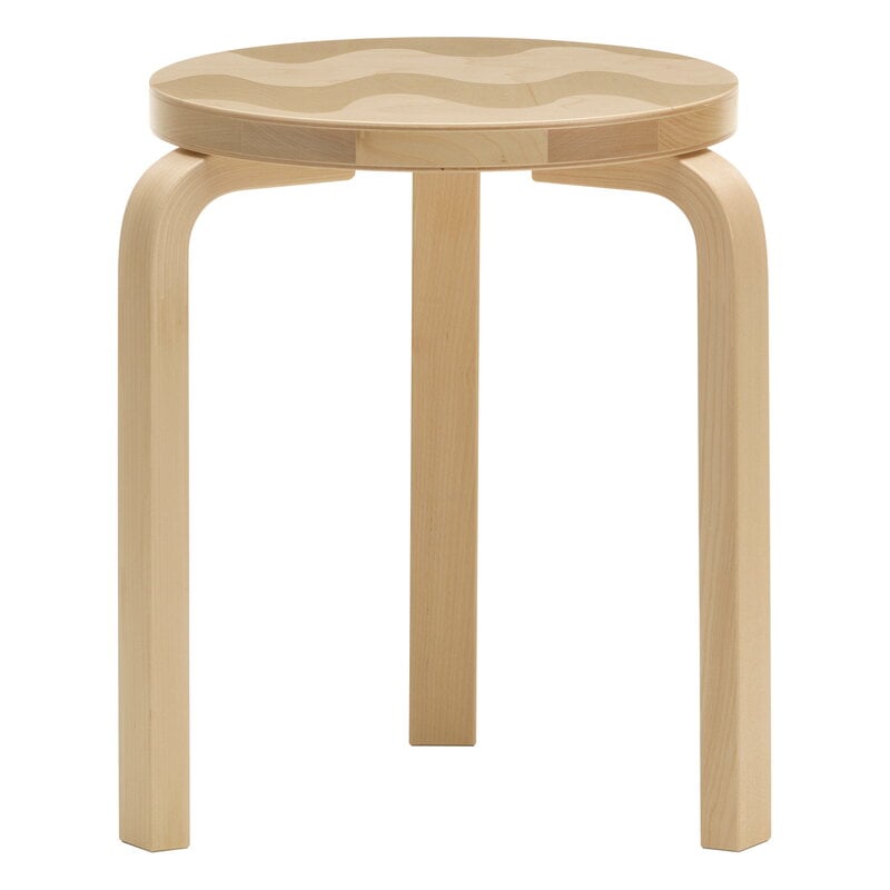 Artek Aalto stool 60, Artek + Marimekko, Lokki | Finnish Design Shop