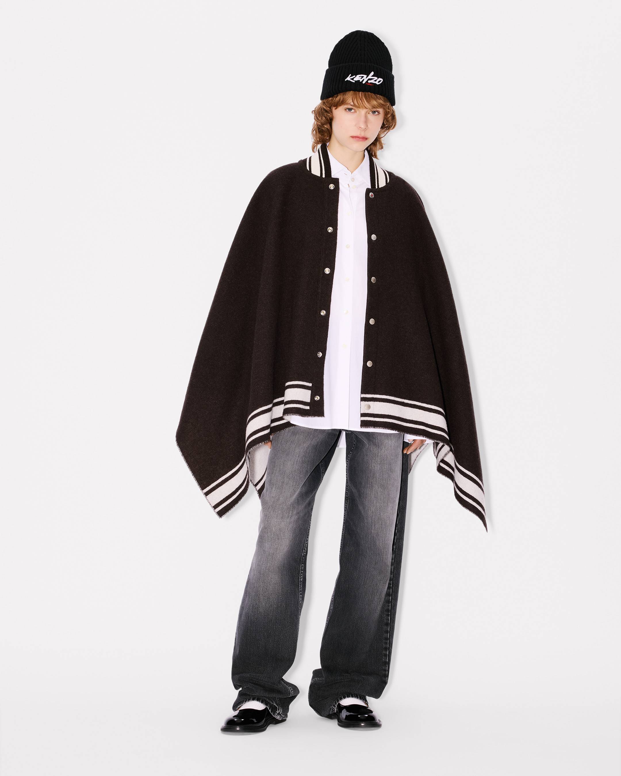 Kenzo x Futura 2000' ウール ポンチョ