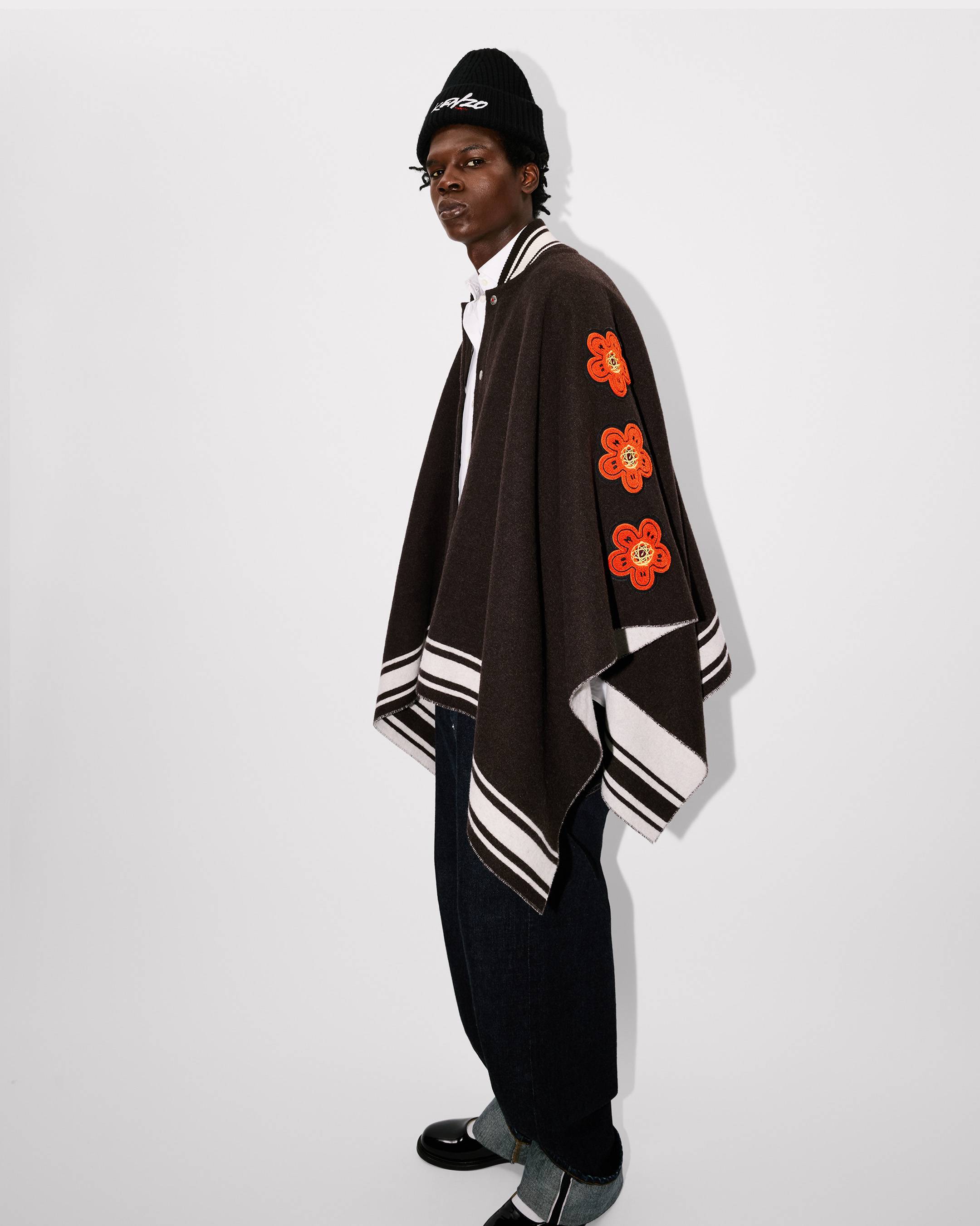 Kenzo x Futura 2000' ウール ポンチョ
