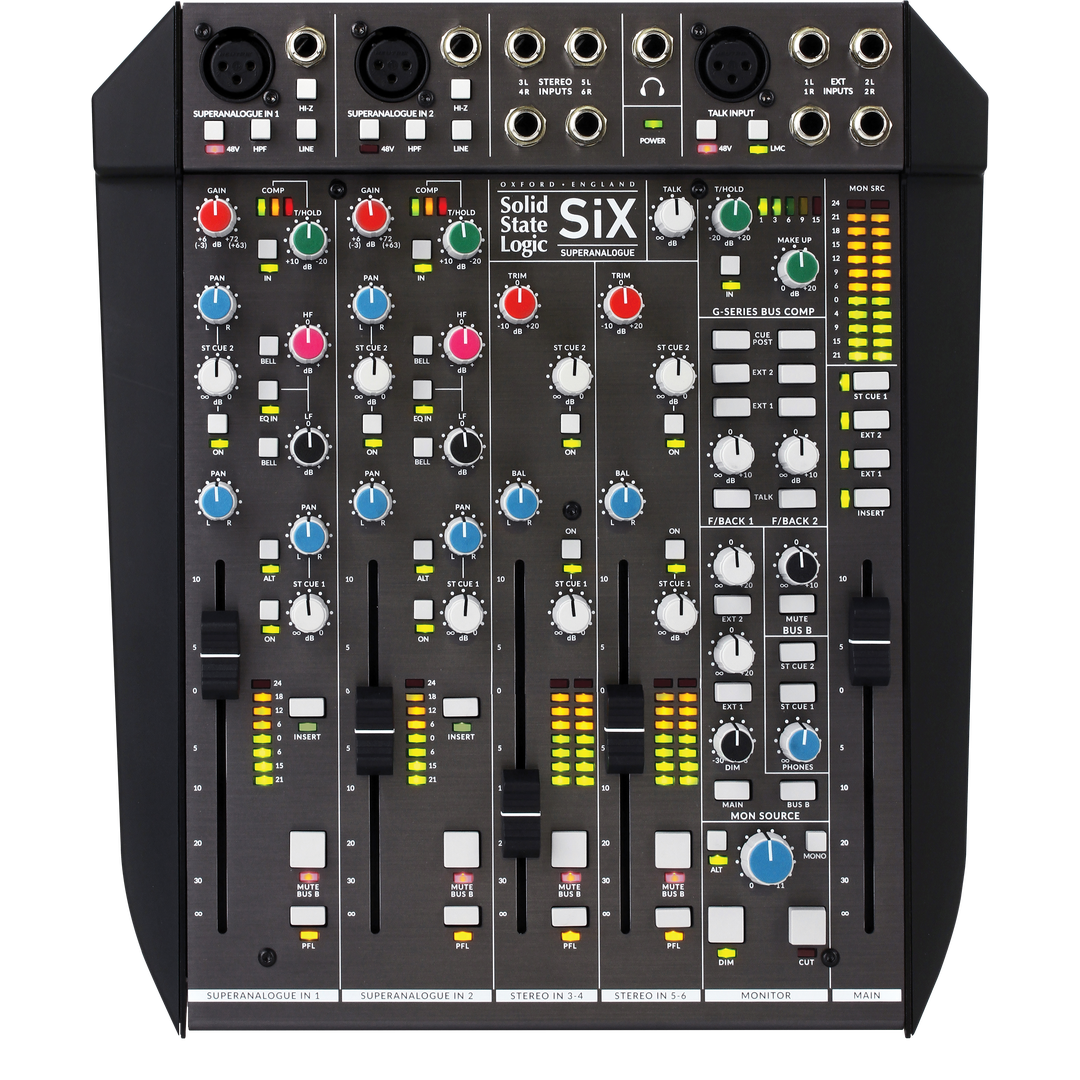 Solid State Logic SiX 6-channel Desktop Analog Mixer | Sweetwater