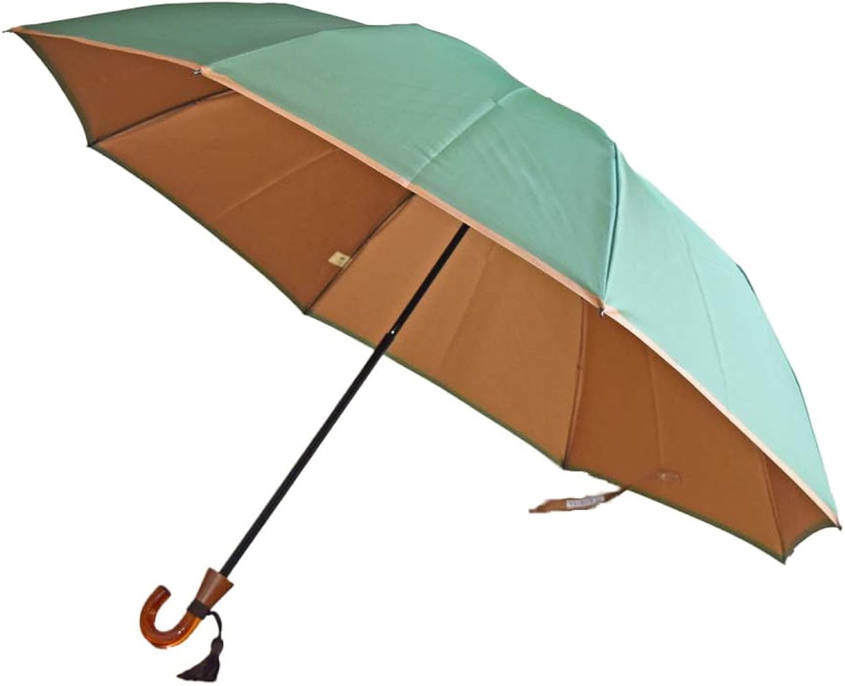 Amazon | 日本製 かさね 折り 55cm 甲州織両面 無地 雨晴兼用 べっ甲