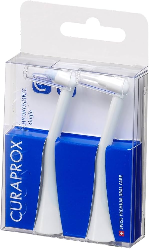 Amazon.com: Curaprox Hydrosonic Brush Heads Single Duo – for