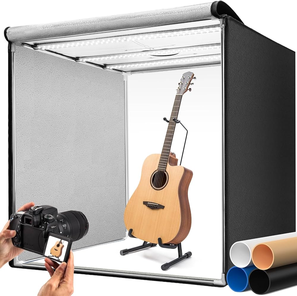 Amazon | DUCLUS 撮影ボックス 100cm 撮影キット 折りたたみ、高い CRI