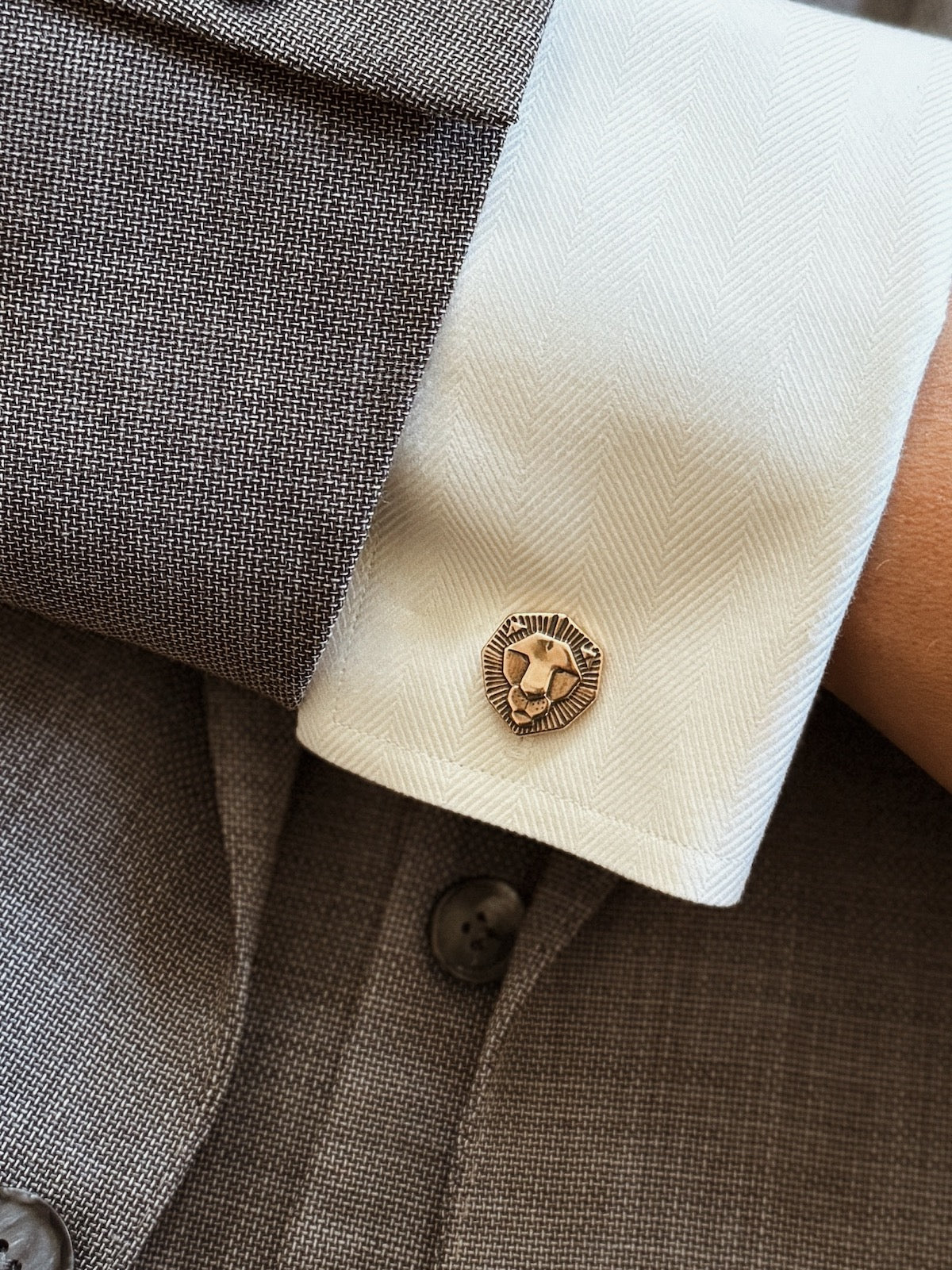 Lion Cufflinks | MIMOSA Handcrafted