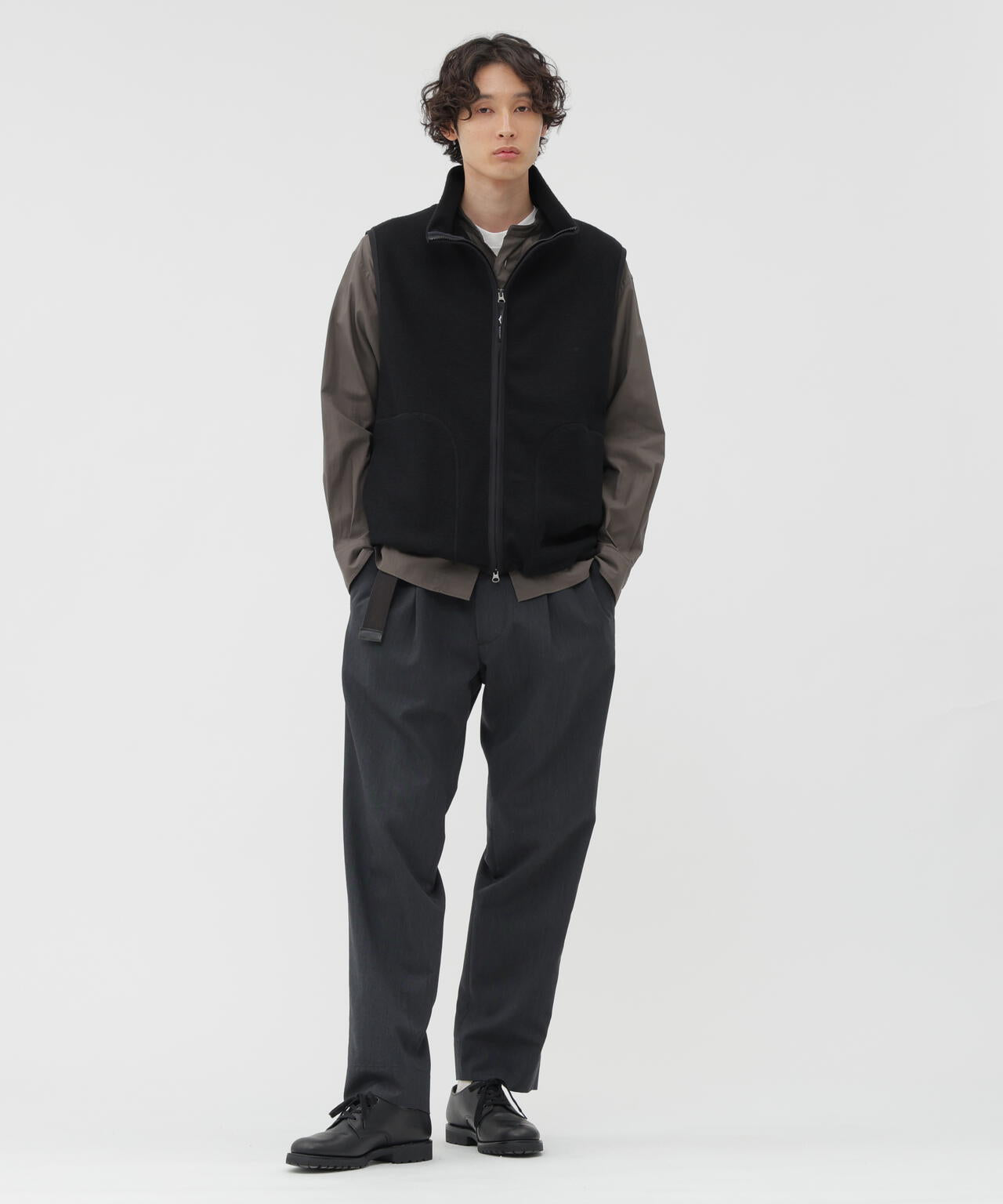 DRY WOOL SUITING TROUSERS | MARGARET HOWELL（マーガレット