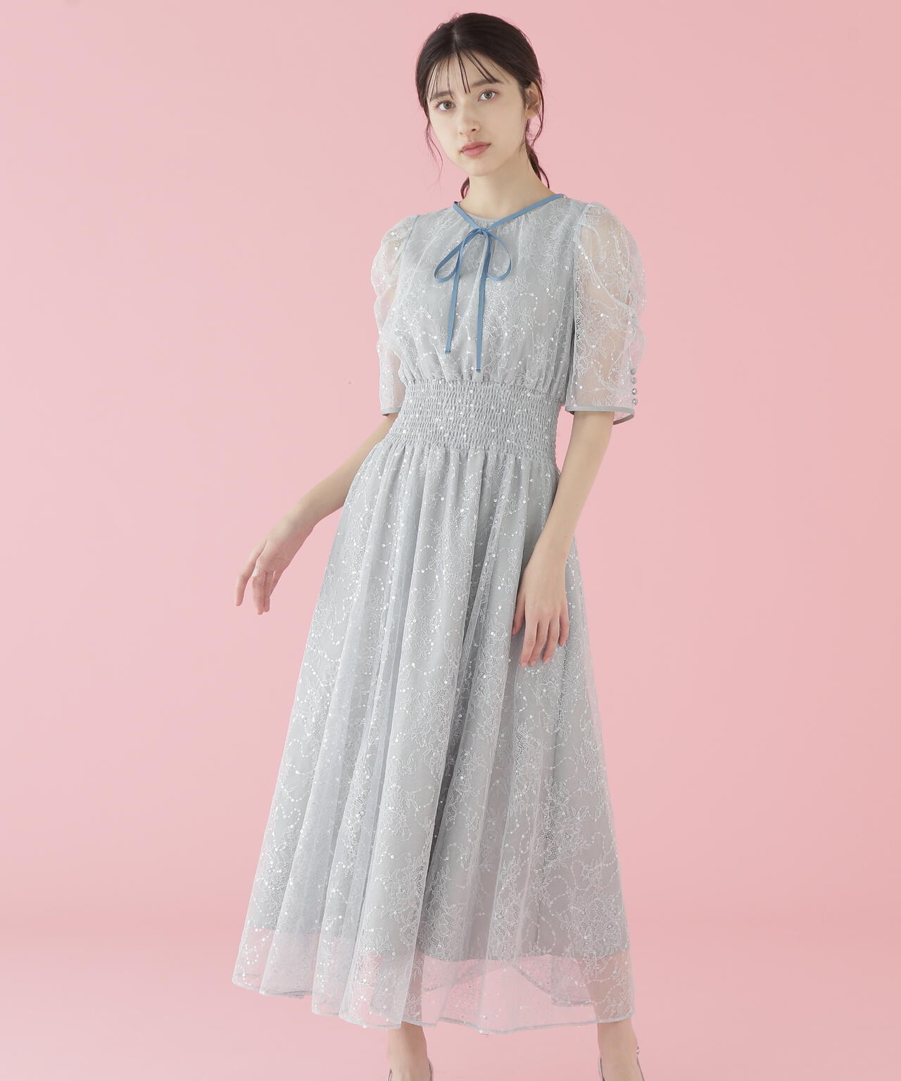 スパンコール付きレースワンピース | JILL by JILL STUART（ジル バイ