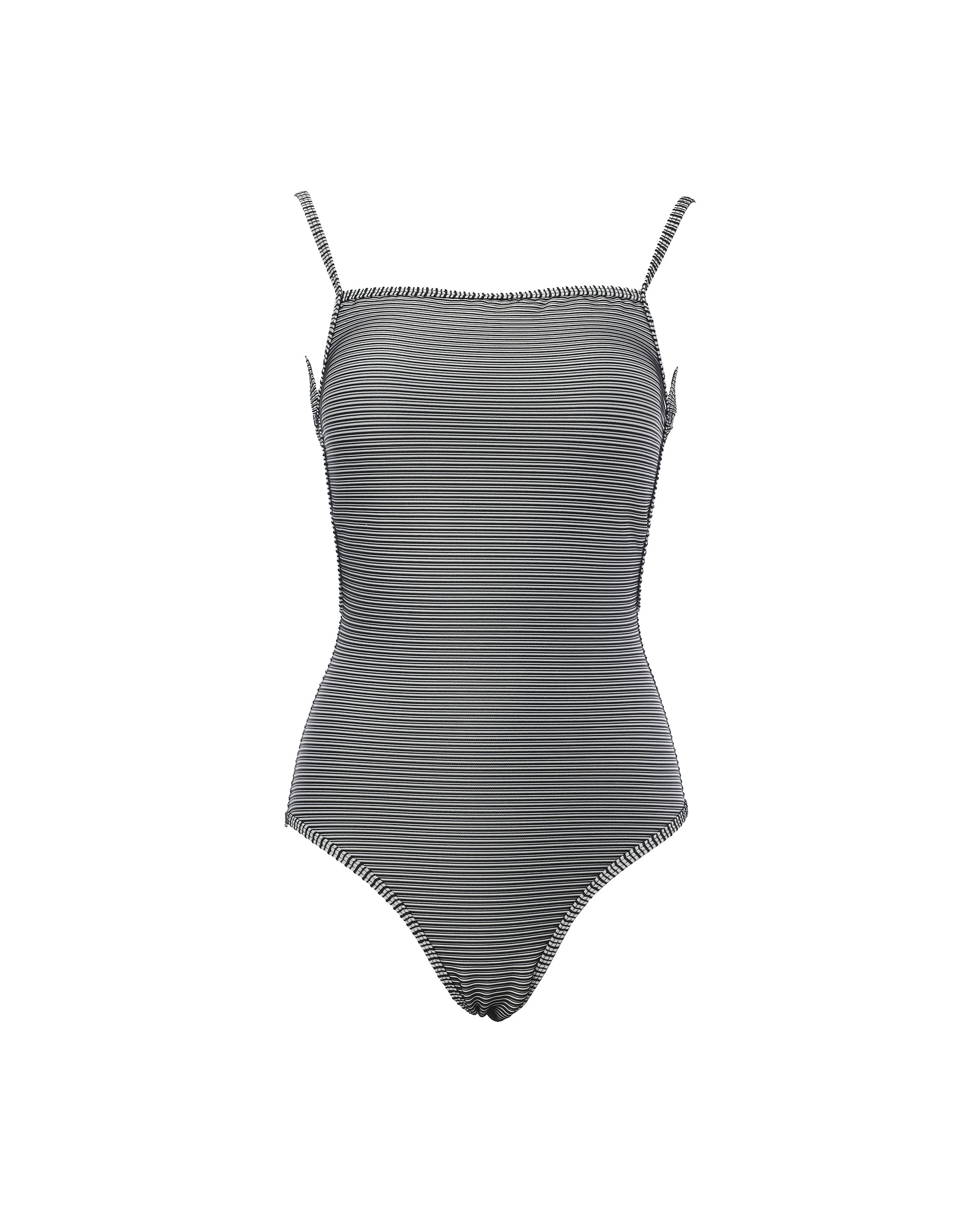 Thin border Swimsuit ボーダーワンピース水着 | MIZUASOBI 公式