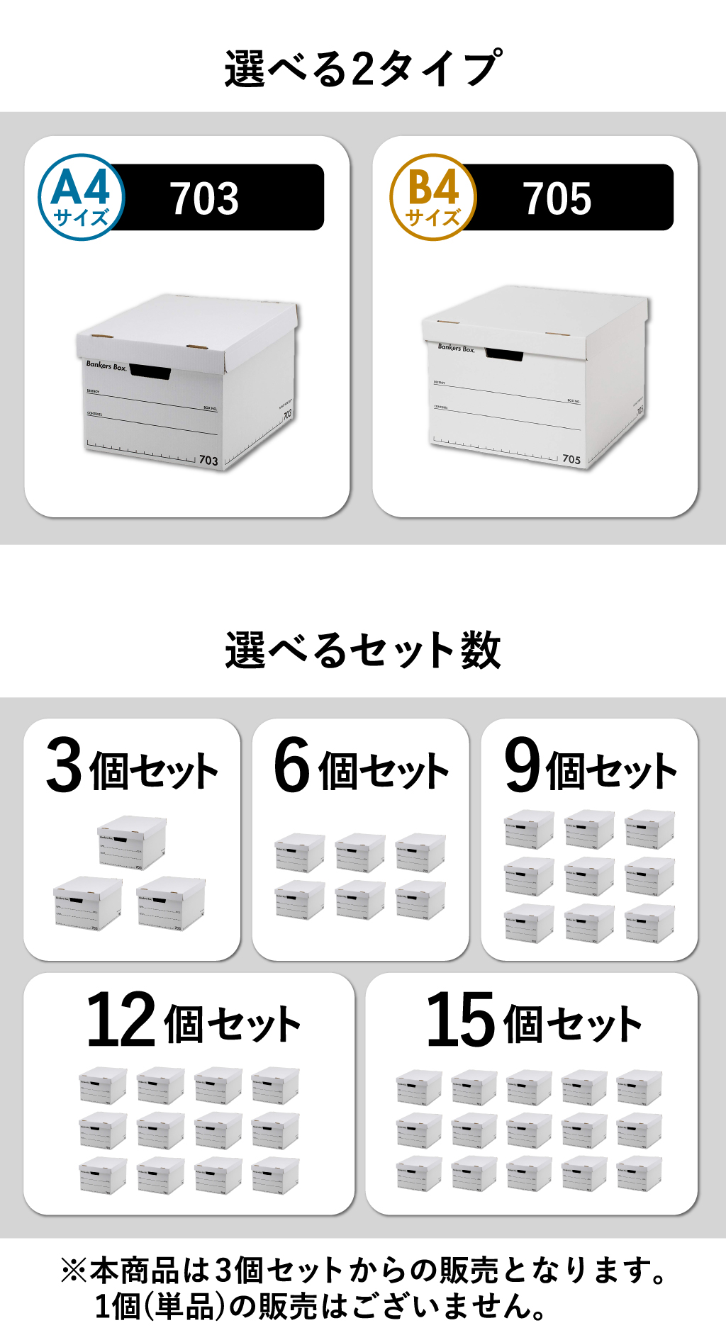 Fellowes フェローズ バンカーズボックス 703S 6個セット | インテリア