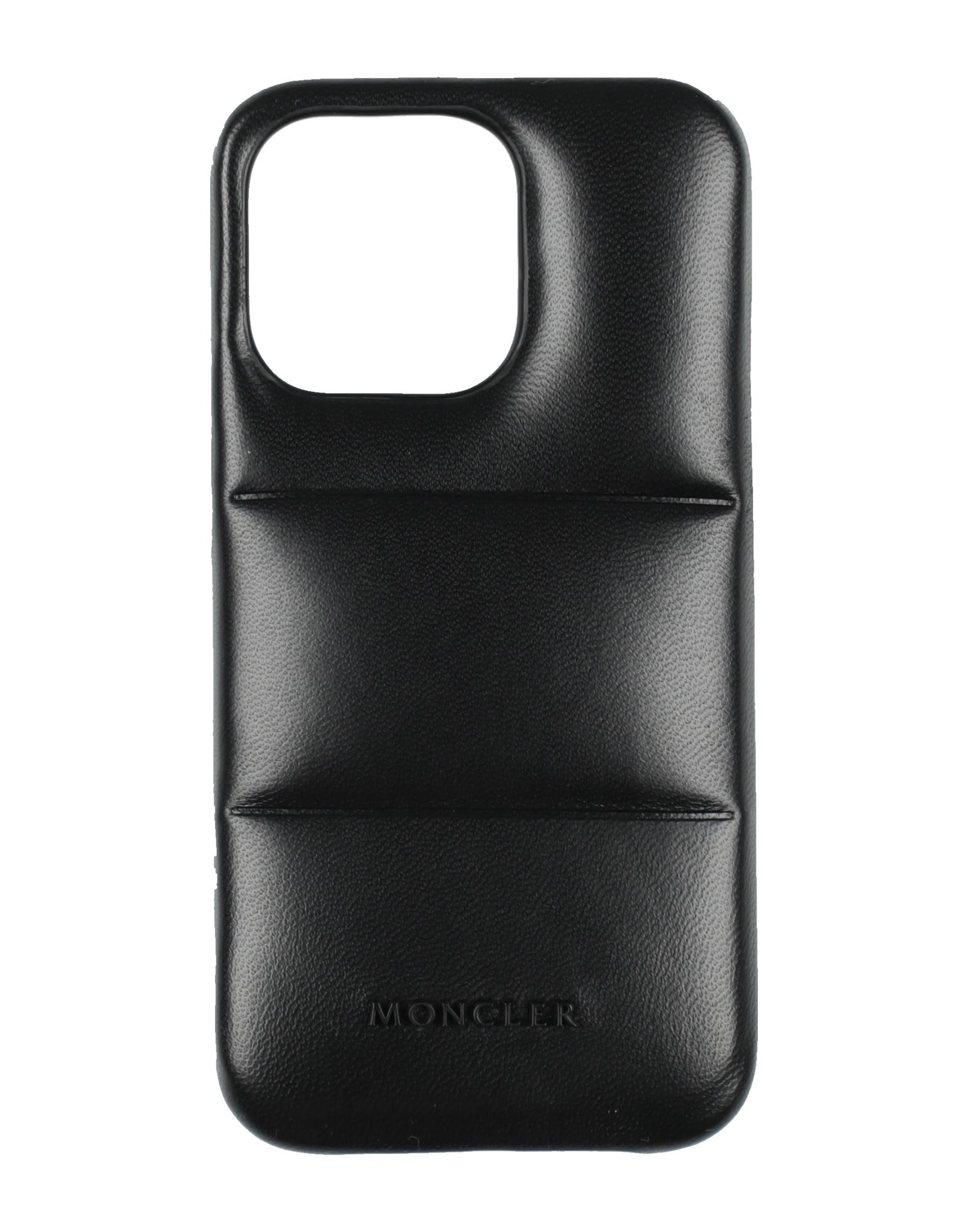限定価格MONCLER ブラックレザー ケース MONCLER アクセサリー