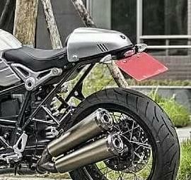 BMW RnineT 14- シングルシートカバー/ハンプカバー シルバー