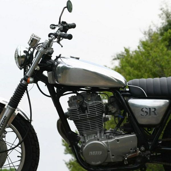 ヤマハ SR400 トラックマスターアルミタンク バフ無し BIGCEDAR