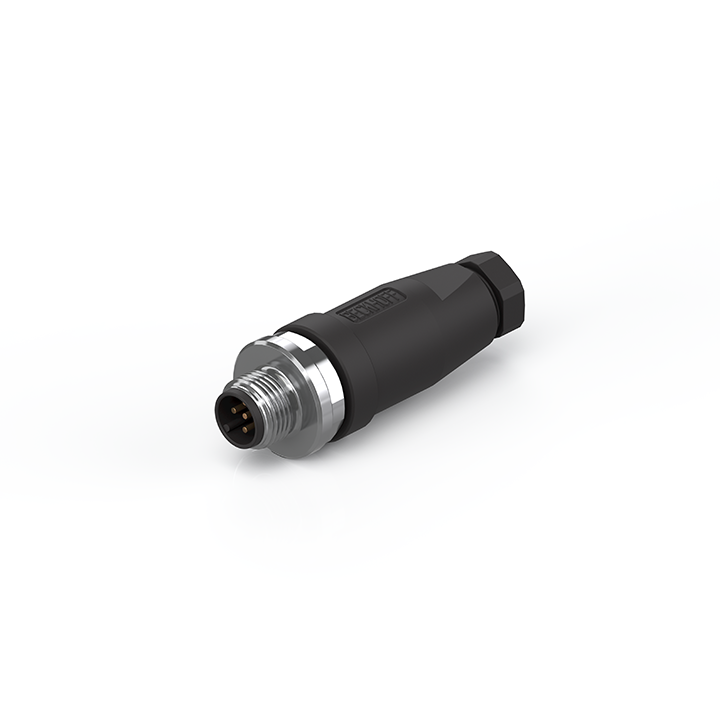 ZS2000-3712 | M12 plug field assembly, sensor, IP65/67, with cold