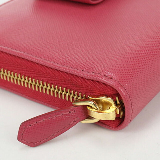 中古 プラダ 長財布ラウンドファスナー レディース ブランド PRADA